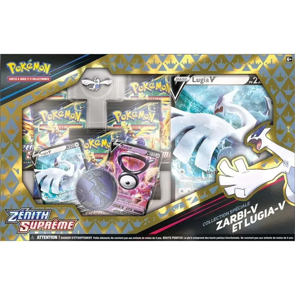 Les 2 Coffrets - Premium - Pokémon - lugia - zarbi - Zenith Supreme - 12.5 - FR